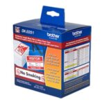 Brother DK2251 Black/red on white Roll 6.2 cm x 15.2 m