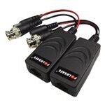 Video Balun HD terminal cable BNC + Input Power (El Par)