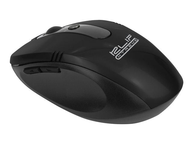 4b280269-0161-41c6-953a-4203ecf46ada KlipX Mouse Inalambrico 6 botones 1600DPI Negro - Imagen 1