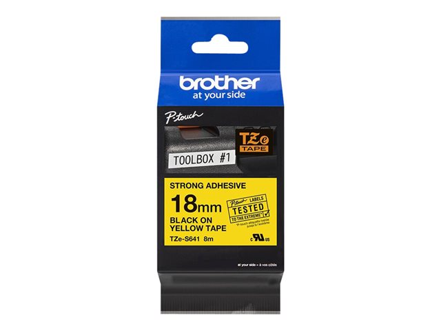 6042edc3-8cb6-433b-8e2c-52edba7cbb75 Brother TZES641 Laminated extra strength adhesive tape - Imagen 1