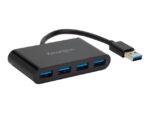 Kensington hub uh4000 usb 3.0 para 4 puertos compacto negro - Imagen 4