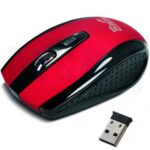 KlipX mouse inalambrico 3D de 6 botones 2,4GHz USB nano rojo - Imagen 3