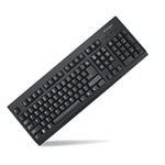 kns TECLADO ANTIDERRAME DE LIQUIDO USB NEGRO