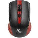 Xtech Mouse inalambrico 1600DPI 4 botones rojo