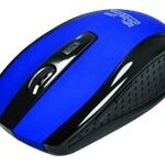 KlipX mouse inalambrico 3D de 6 botones 2,4GHz USB nano azul
