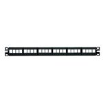 NETKEY PANDUIT PATCH PANEL MODULAR 24P NEGRO
