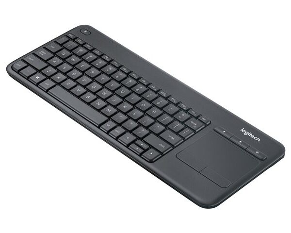 Logitech Teclado Smart TV K400 Plus Black inalambrico