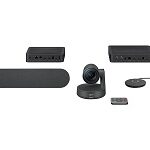 Logitech camara rally kit ultra HD + parlante y microfono