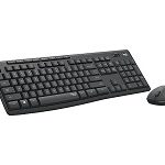 Logitech Combo MK-295 Kybd+Mse Silent wirelessGraphite black