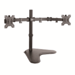 KlipX Soporte doble monitor 13-32" base giro/180 Rot/360