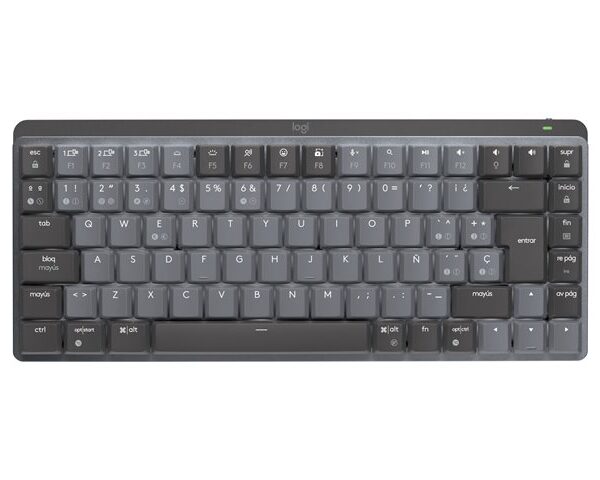 Logitech Keyboard Mini Minimalist crdless Spanish Illuminate
