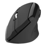 KlipX mouse vertical inalambrico 2.4 Ghz negro hasta 1600DPI
