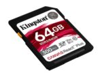 KNG  64GB SD Canvas React Plus UHS-II 4K/8K 300/260/MB/seg - Imagen 2