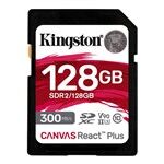KNG 128GB SD Canvas React Clase 10 300/260MB/seg