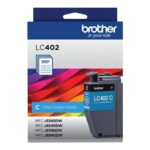 Brother LC402CS cartucho tinta cyan Imp J6740DW rinde 550 pa
