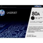 HPc 80A Black Laserjet Toner Cartridge LaserJet M401 & M