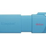 DTXM 64GB USB3.2 Gen1 DataTraveler Exodia M (Aqua Blue Turquesa)
