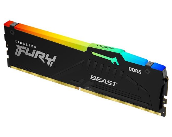 KNF 16GB 5600MT/S DDR5 DIMM Fury Beast RGB CL40 Memory Ram