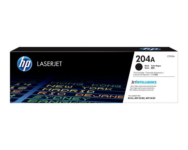 HP 204A BLACK LASERJET TONER CARTRIDGE 1100 PAGS