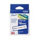 Brother laminated tape TZe241 black on white