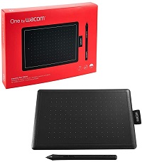 CTL472K1A-200-1 Wacom One by Wacom Creative Pen Tablet small USB Connectivity 6.0 x 3.7pulgadas 152.40 x 93.98 mm - Imagen 1