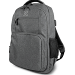KlipX mochila Stendal hasta 15.6" gris  resiste agua 15Kg
