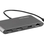 StarTech.com Docking Thunderbolt3 - Replicador 2XDPORT 4K60H