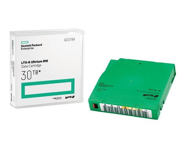 HPE LTO-8 30TB RW Data Cartridge a