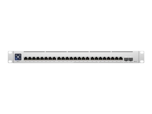 25b1ce91-3881-4ef4-a994-2f77cfc45376 UBQ Switch 24p PoE 400W 2SFP+ MixSpeed L3 Rack - Imagen 1
