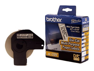 317144c8-772e-4218-ab3f-4763ea04aea8 BROTHER CiNTA ROTULADORA DK-1204(1.7CMx5.4CM 400 ETiQUETA) - Imagen 1