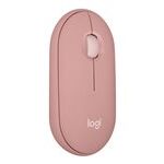 Logitech Mouse Bluetooth Pebble Mouse 2 M350s Rosado