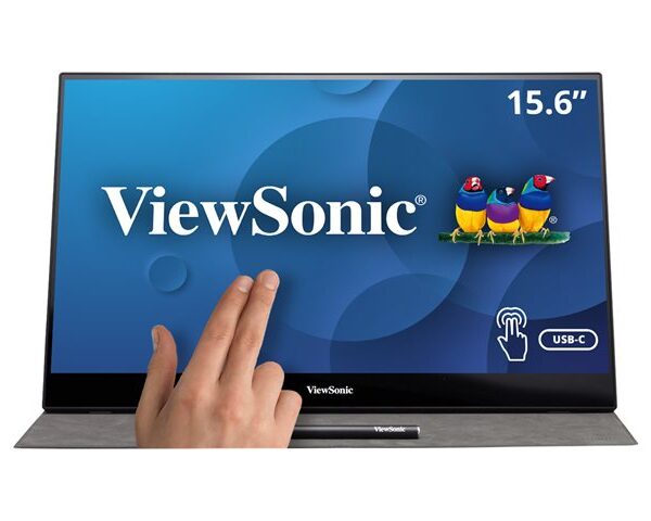 VIEWSONIC Monitor 16"TD1655 TOUCH 10P/ULTRA PORTATIL <1KG