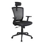 Xtech Avignon Chair Exec Black/w/arm/headrest/mesh XTF-OC414