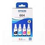 Epson Botella  T664520-4 Pack full set L120 L1300 L121