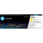 HP 222X HIGH YIELD YELLOW ORIGINAL LASERJET TONER CARTRIDGE