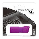 Kingston Memoria USB 64GB USB3.2 EXODIA PURPLE
