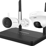 HIK KIT NVS WIFI 4CH + 1 Bullet 2MP + 1 Turret 3MP Exterior