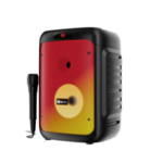 KX Spkr Wls-BT KLS-652 8in Loudspkr Flame Led Portable