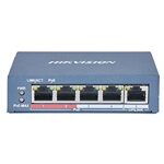 HIK Switch 4 Puertos No Amd. POE+ 10/100 Mbps 45W 300mt Smar