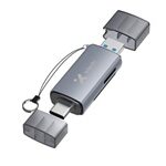 Xtech 2-in-1 USB-C/USB3.0 OTG card reader SDmicroSD XTC-581