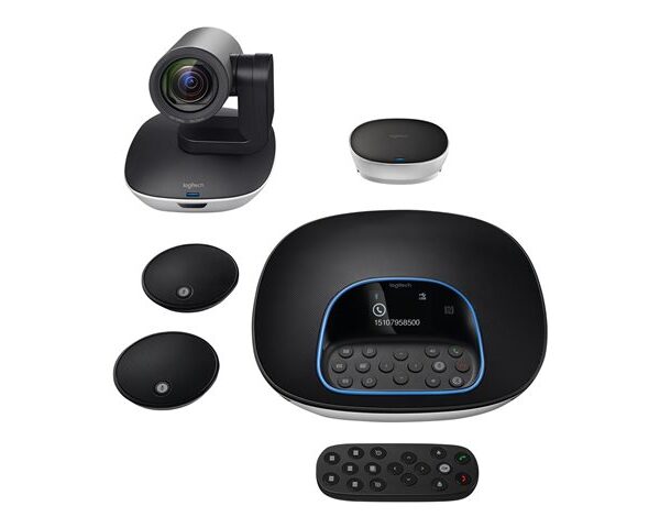 Logitech bundle sistema de conferencia camara group+microfonos de expansion