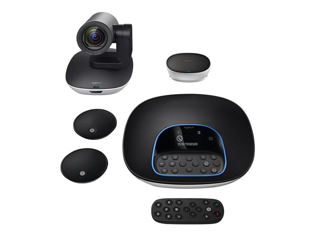 af7dc50e-822b-472d-b05b-aa8b6dcb8f3c Logitech bundle sistema de conferencia camara group+microfonos de expansion - Imagen 1