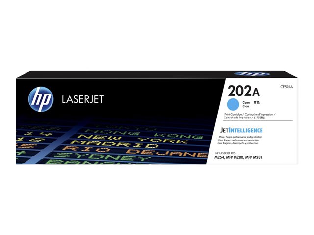 d5e06356-1aa2-4995-9c82-adf7cb9fb351 HP 202A CYAN LASERJET TONER CARTRIDGE 1300 PAGS - Imagen 1