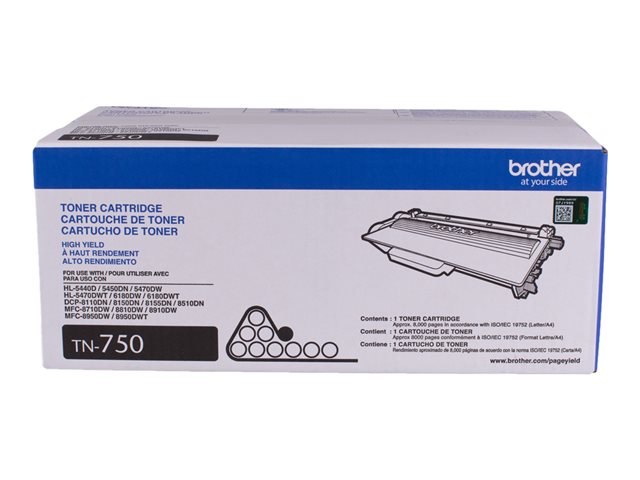 e22944c7-2ca0-44b2-bf3d-35df969768be BROTHER TONER TN-750 PARA 8000 PAGiNAS NEGRO - Imagen 1