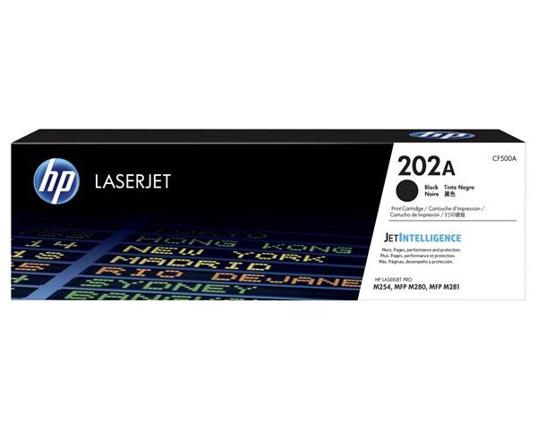 HP 202A BLACK LASERJET TONER CARTRIDGE 1400 PAGS