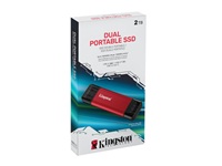 m4486 Kingston SSD Externo 2TB DUAL USB-A/C - Imagen 1